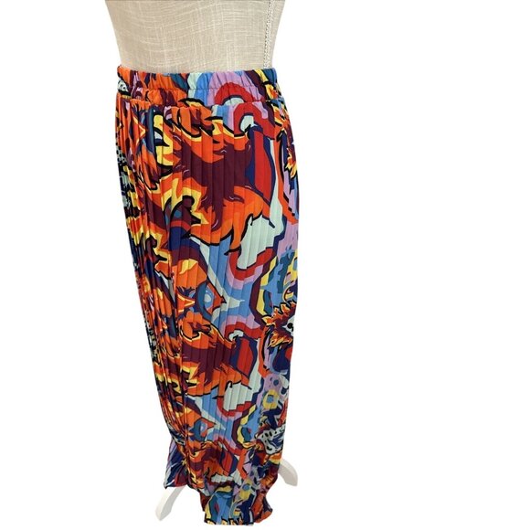 Ashley Stewart Womens Plus Size Multi-Color Printed Palazzo Pants size 18/20 - Picture 3 of 9